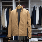 blouson homme camel Premium Évasion – modèle moderne léger