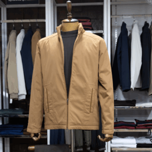 blouson homme camel Premium Évasion – modèle moderne léger