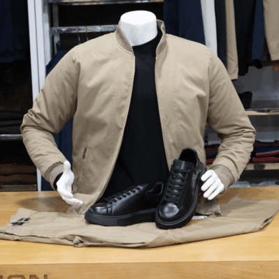 blouson homme camel Évasion – modèle léger coupe moderne