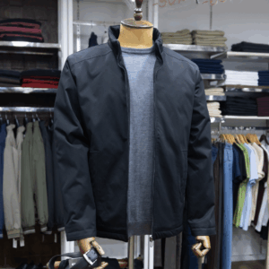 blouson homme noir Premium Évasion – coupe moderne élégante