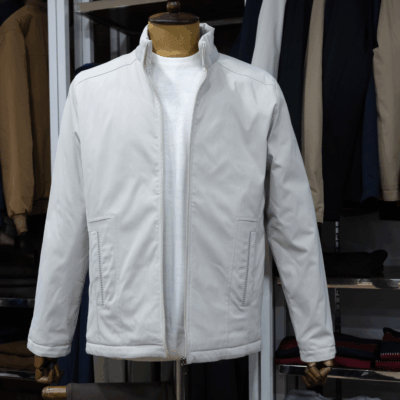 blouson homme couleur crème Évasion – modèle moderne élégant