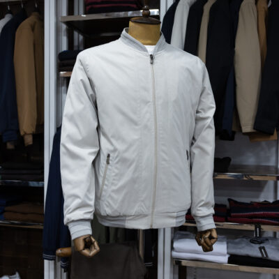 blouson homme couleur crème Évasion – coupe moderne polyvalente