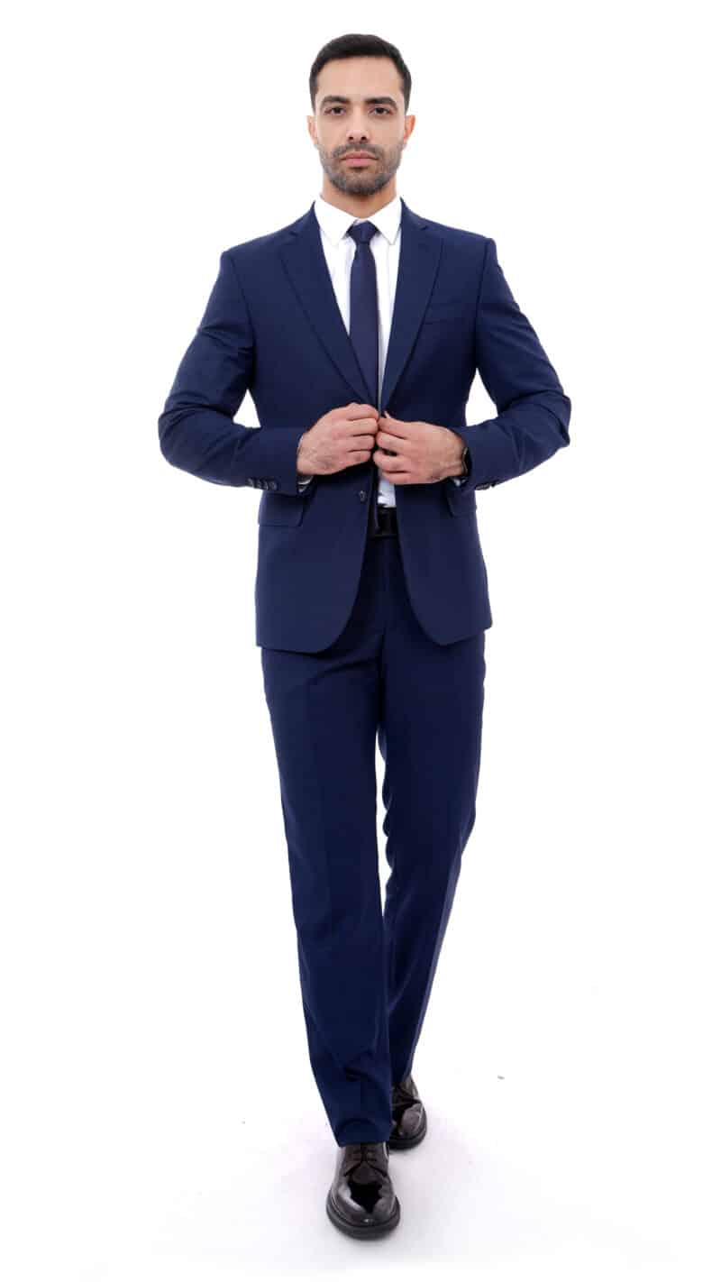 Costume homme bleu marine-evasion