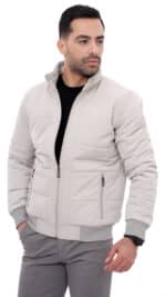 blouson gris clair homme-evasion