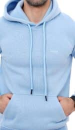 Sweat capuche homme ciel – Image 3