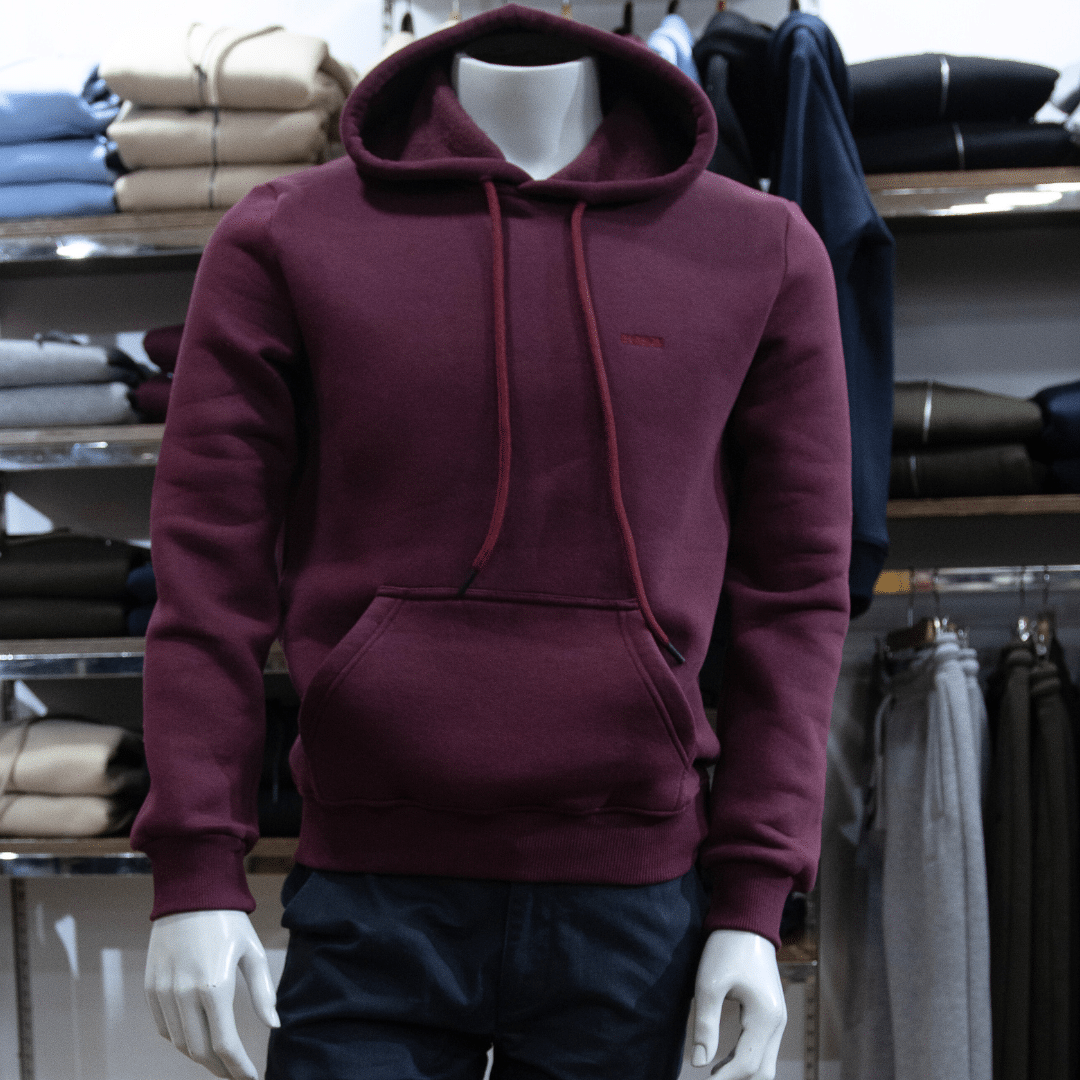 capuche bordeaux Sweat capuche homme bordeaux Évasion