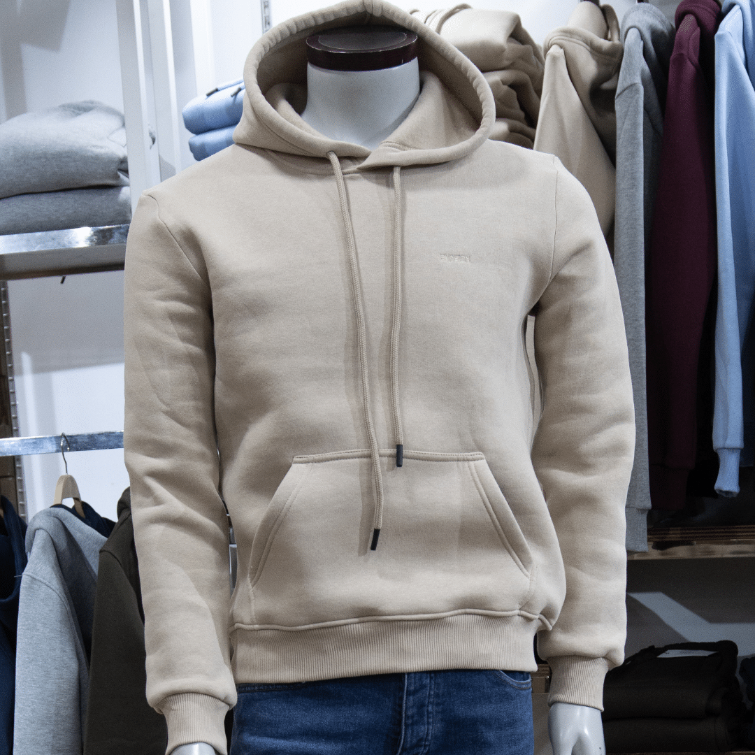 capuche beige Sweat capuche homme beige – hoodie confortable Évasion