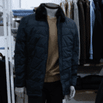 blouson homme bleu matelassé EVASION