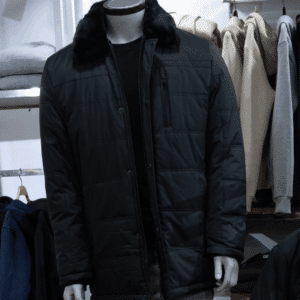 blouson homme noir matelassé EVASION 