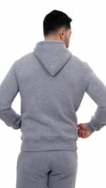 Pull à capuche homme gris – Hoodie sportwear