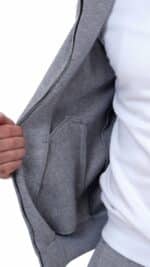 Gillet Capuche gris – Image 5