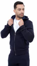 haut survêtement bleu homme EVASION