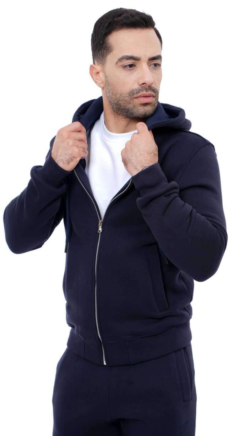 haut survêtement bleu homme EVASION