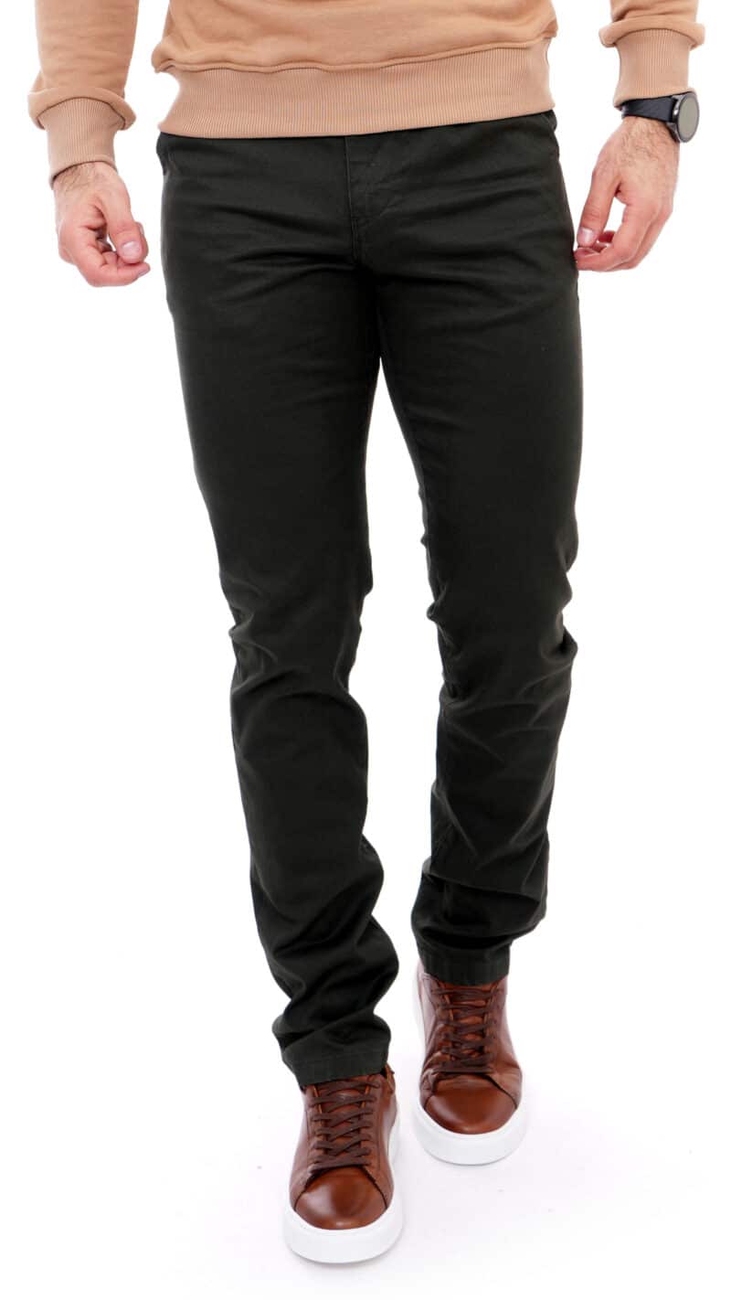 Pantalon homme vert foncé-evasion