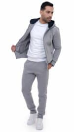 Pantalon jogging homme gris – tenue sportwear