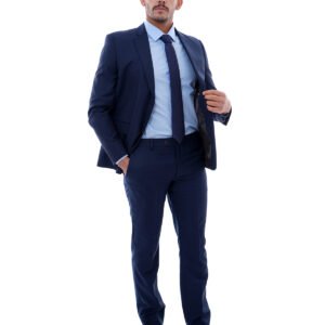 home 20 Costume Bleu Marine Homme - Coupe Ajustée