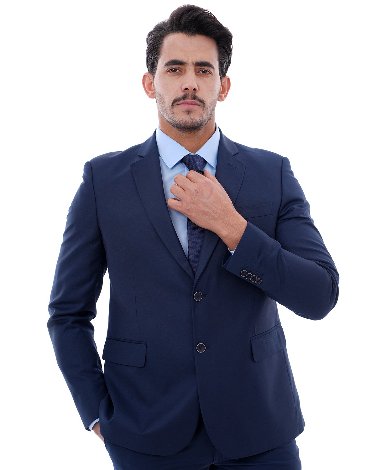 Costume Bleu Marine Homme - Coupe Ajustée 2 Costume Bleu Marine Homme - Coupe Ajustée – Image 2