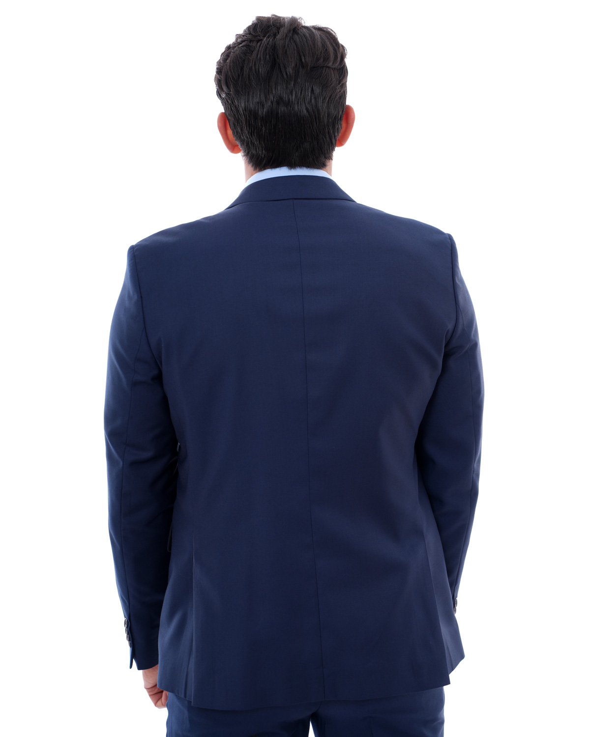 Costume Bleu Marine Homme - Coupe Ajustée 3 Costume Bleu Marine Homme - Coupe Ajustée – Image 3