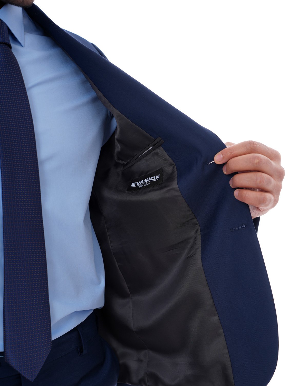 Costume Bleu Marine Homme - Coupe Ajustée 5 Costume Bleu Marine Homme - Coupe Ajustée – Image 5