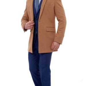 Manteau Laine Camel