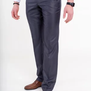 Pantalon tergale gris foncé