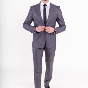 costume gris deux pièces