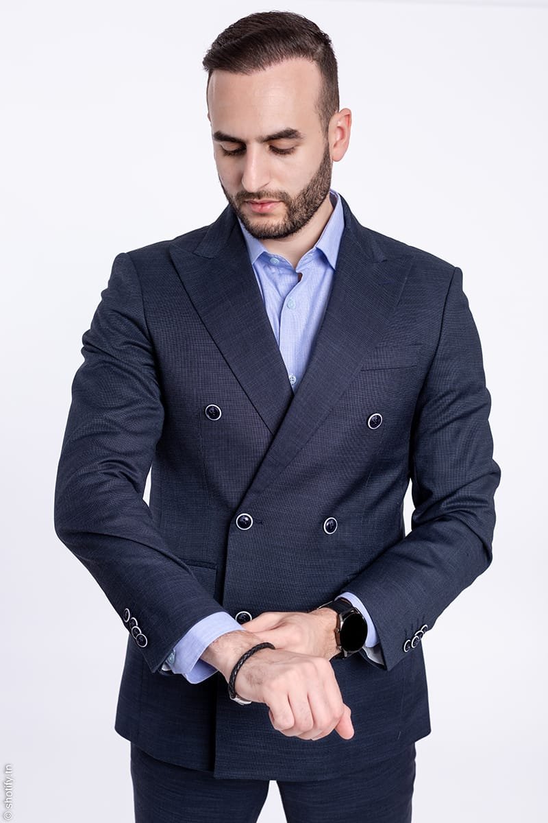 Costume gris-bleu – Image 2