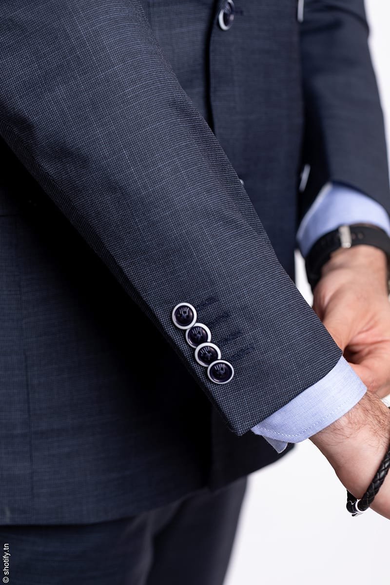 Costume gris-bleu – Image 3