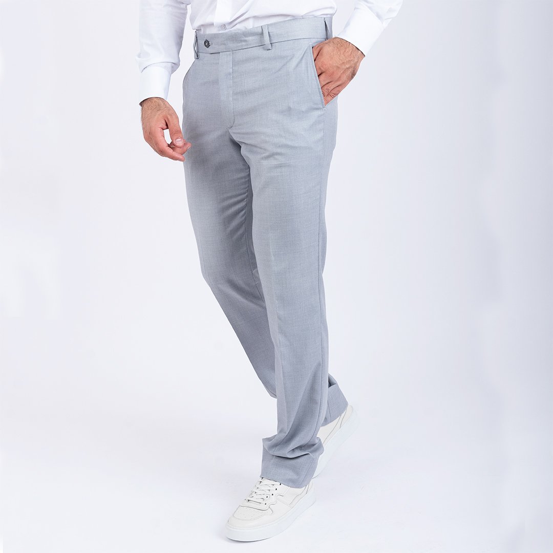 Pantalon tergale Gris Clair