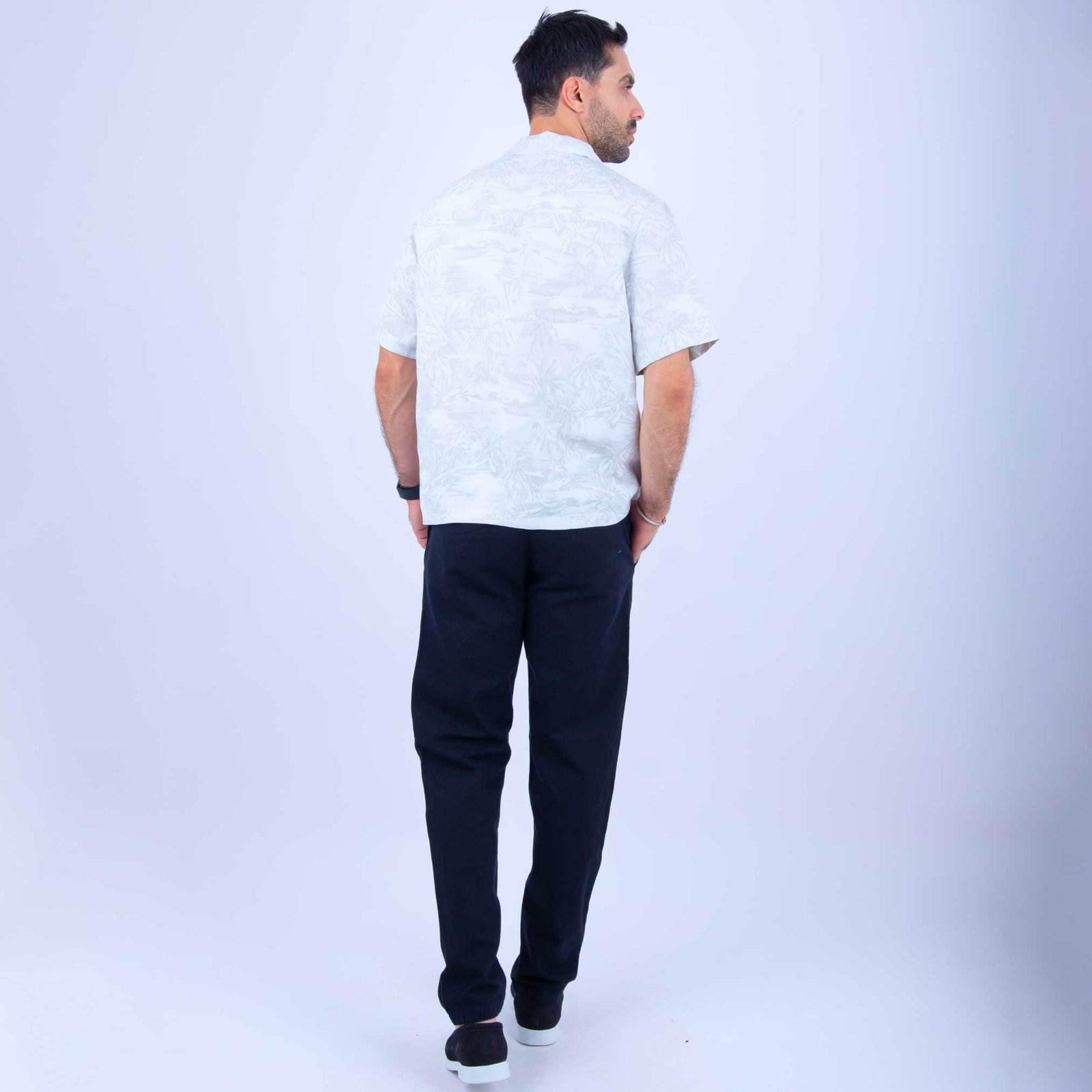 Chemise Lin Gris Clair 6 Chemise Lin Gris Clair – Image 6