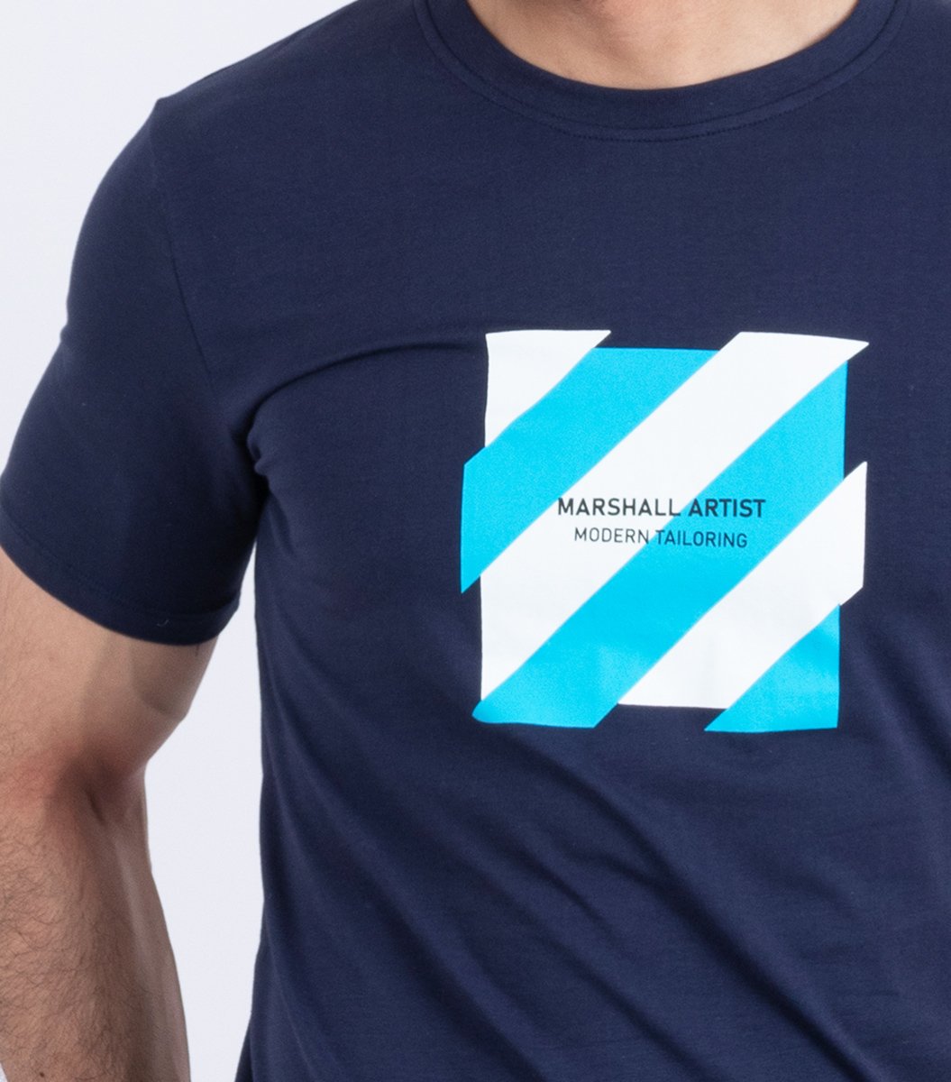 T-shirt marine ref140 2 T-shirt marine ref140 – Image 2