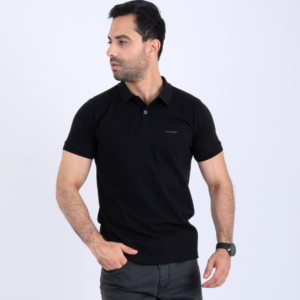 Polo uni noir