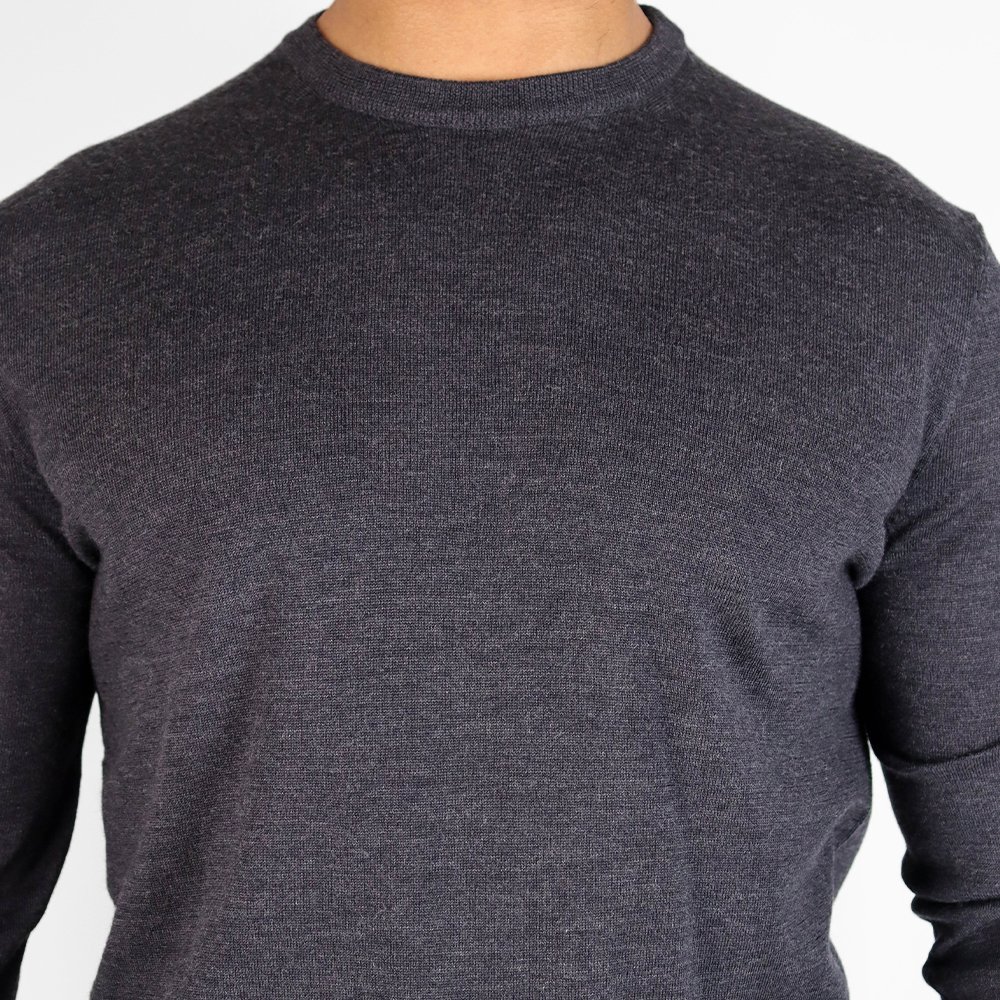 Pull Col Rond Gris.f – Image 2