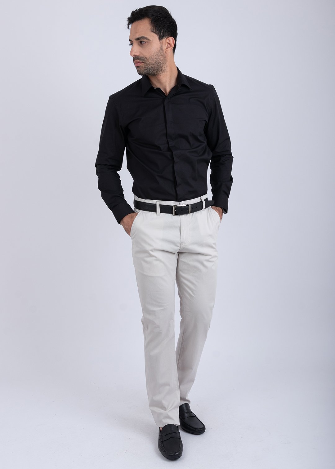Chemise Noir ref207 4 Chemise Noir ref207 – Image 4