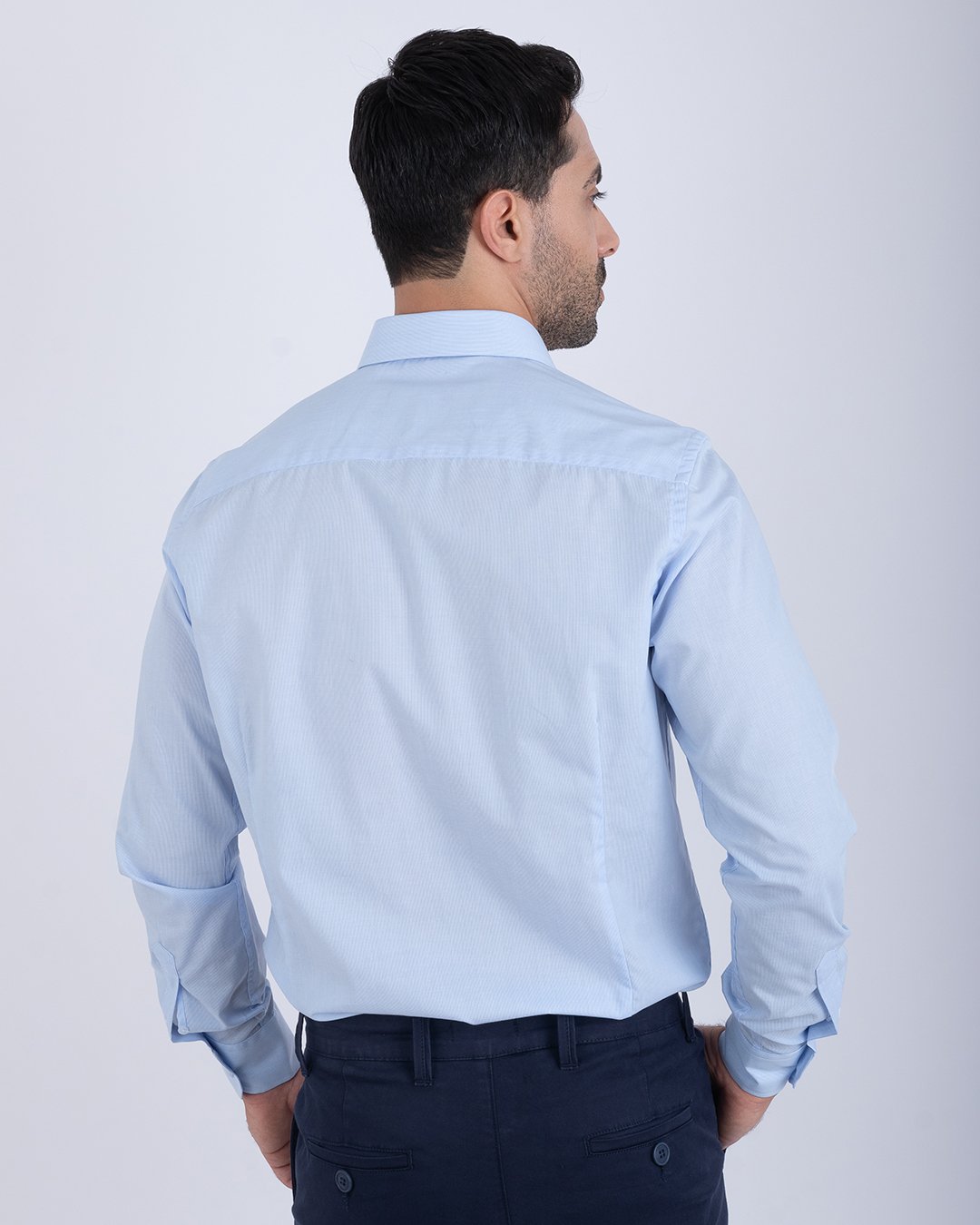 Chemise Ciel Petit Rayé – Image 3