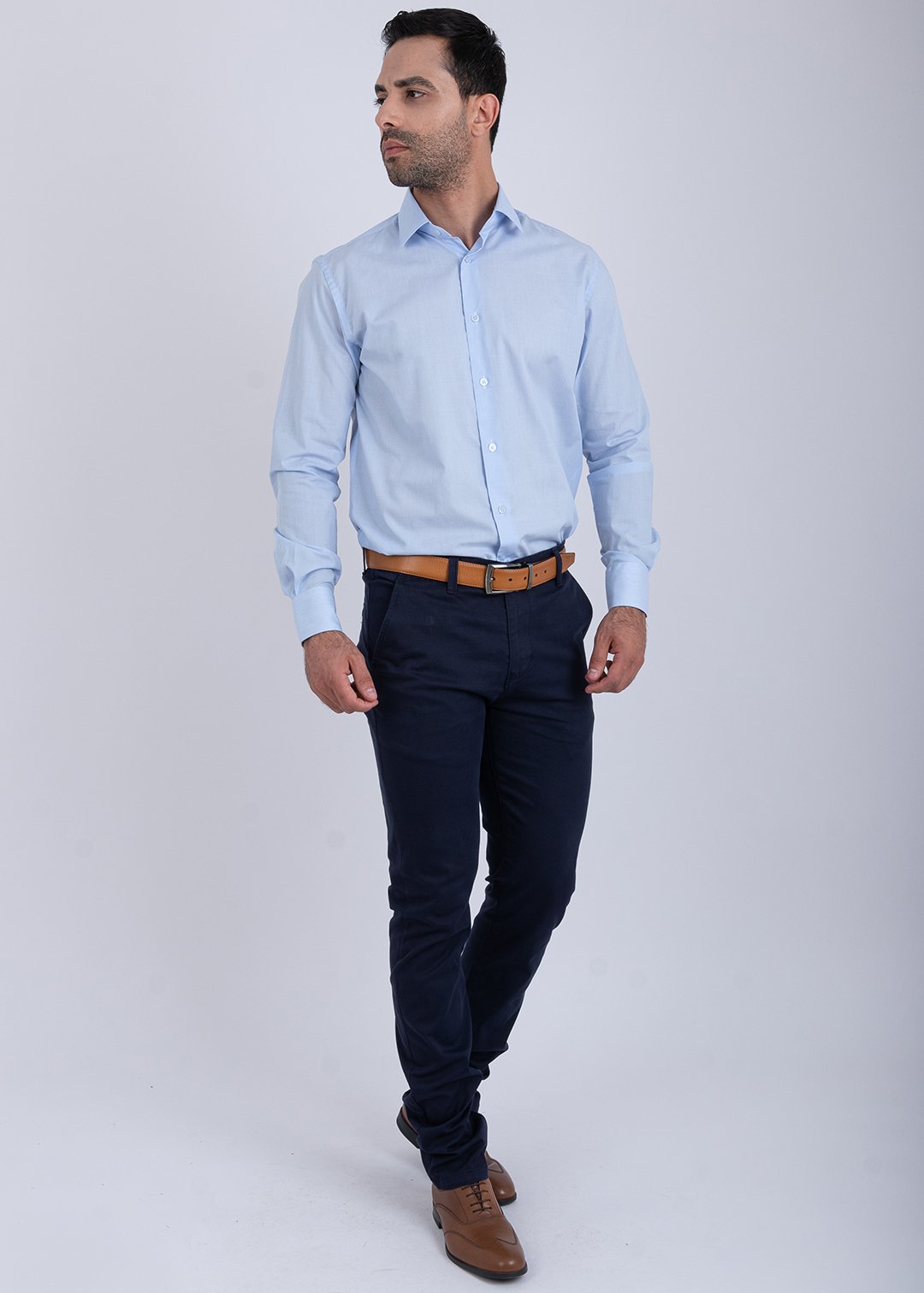 Chemise Ciel Petit Rayé – Image 4