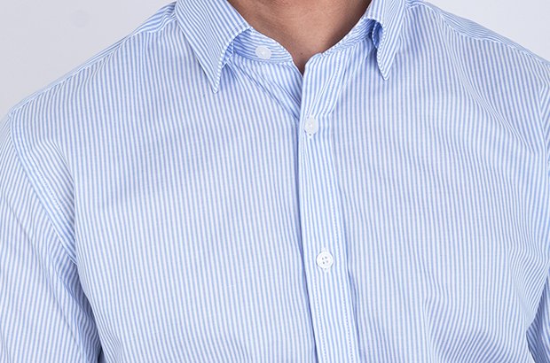 Chemise demi manche ciel rayure 3 Chemise demi manche ciel rayure – Image 3