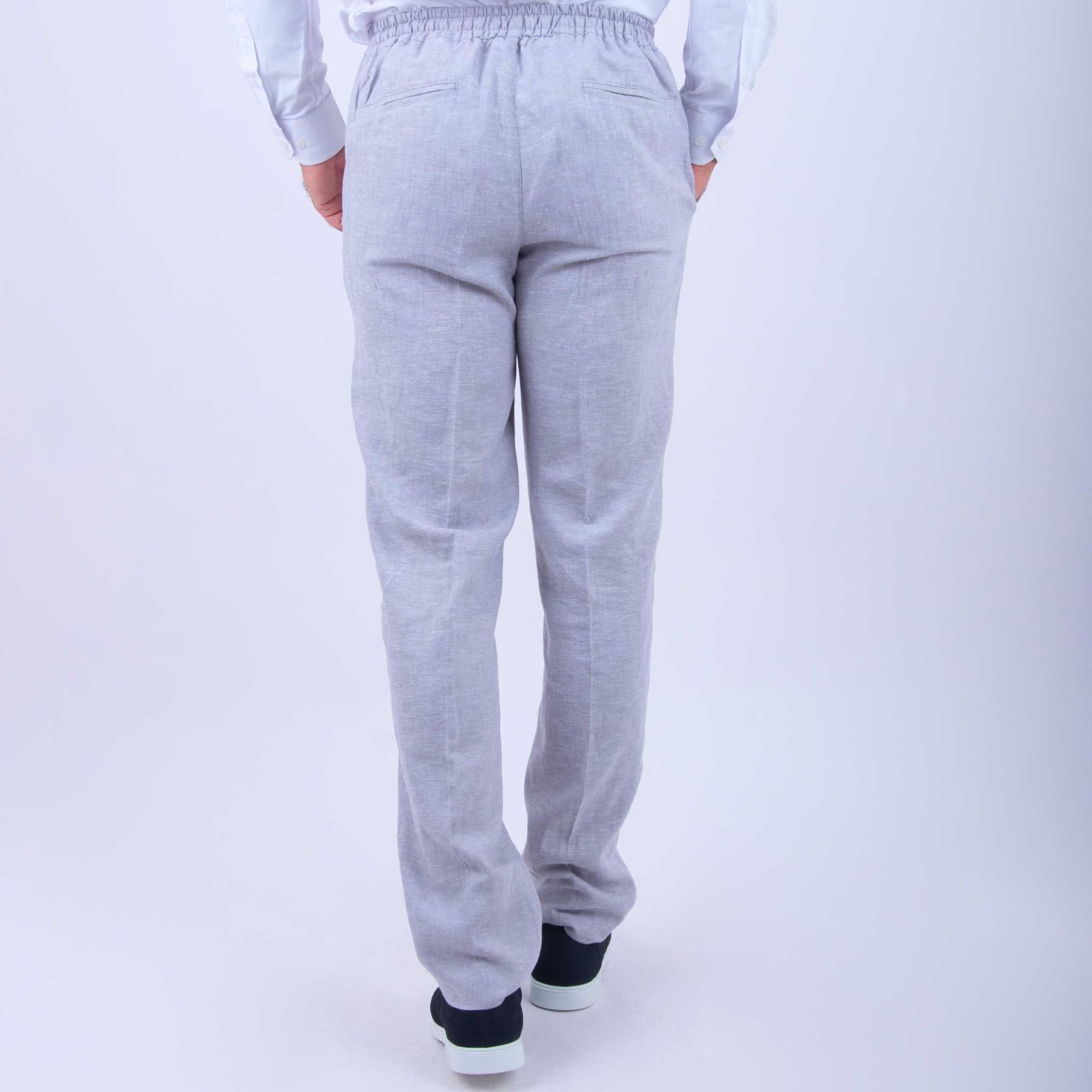 Costume Lin Gris Clair 7 Costume Lin Gris Clair – Image 7