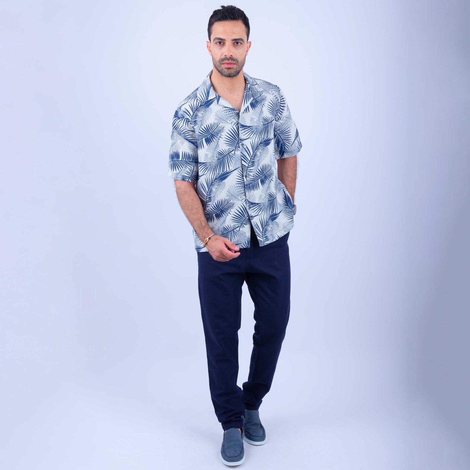 Chemise Lin Bleu 2 Chemise Lin Bleu – Image 2