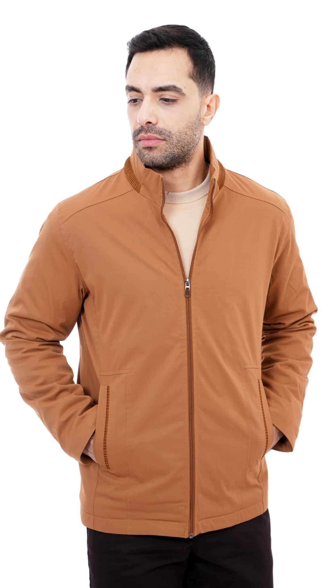 Blouson homme Premium camel