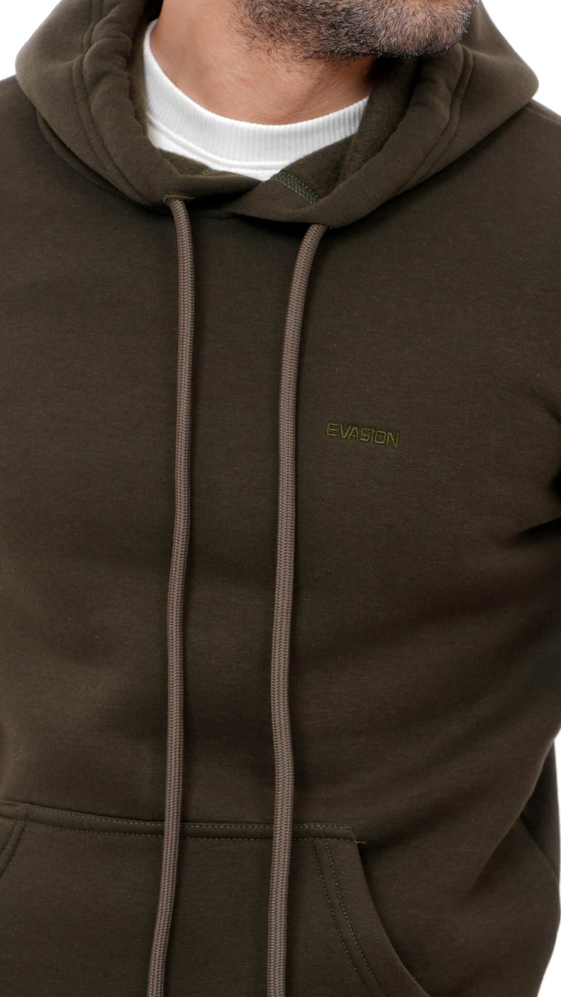 Sweat Capuche Homme Vert – Image 3