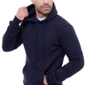 Sweat Capuche Homme Bleu Marine
