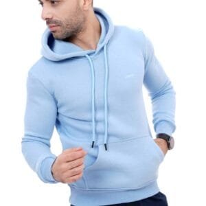 Sweat capuche homme ciel