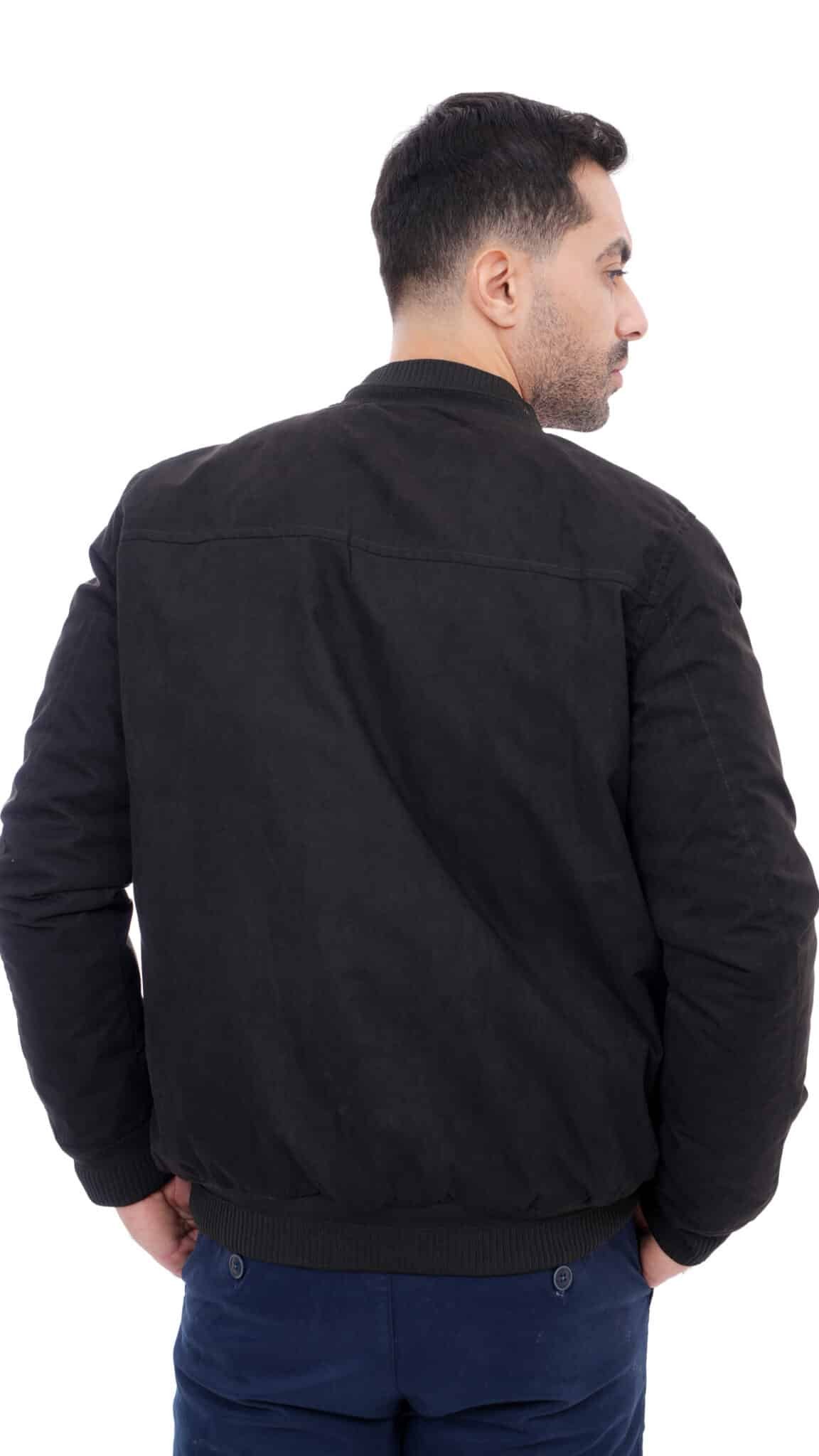 Blouson Daim Noir – Image 4