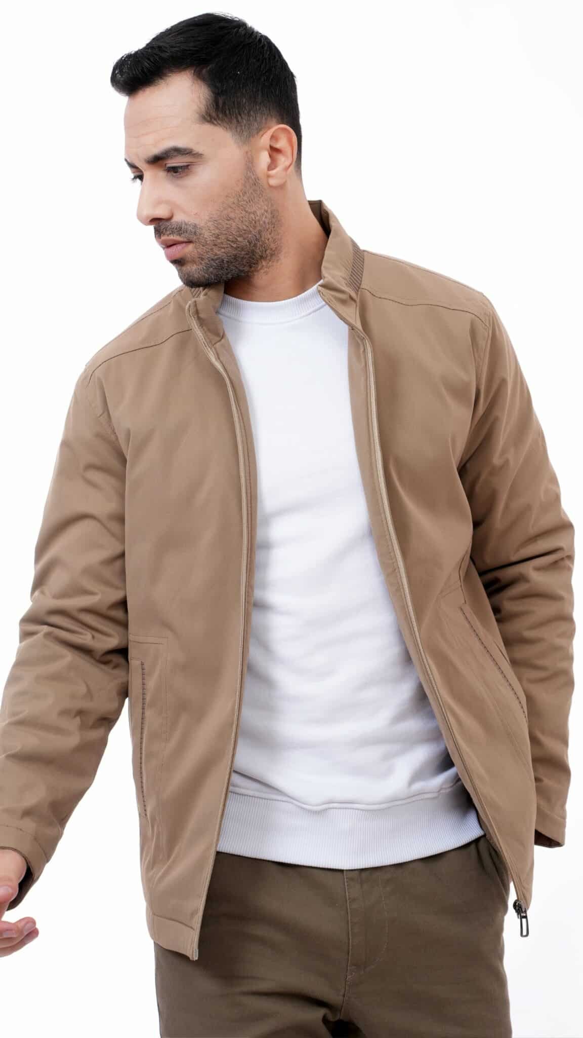Blouson Casual kaki – Image 2