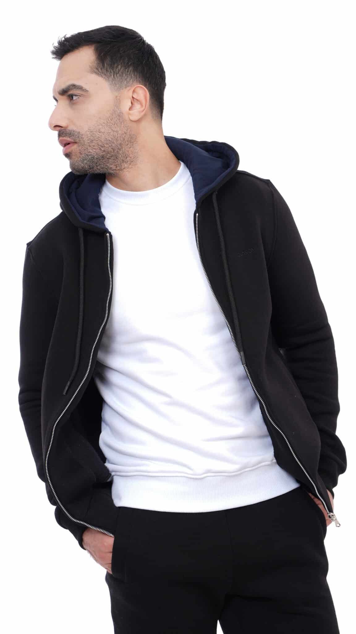 Haut Survêtement Noir – Image 3