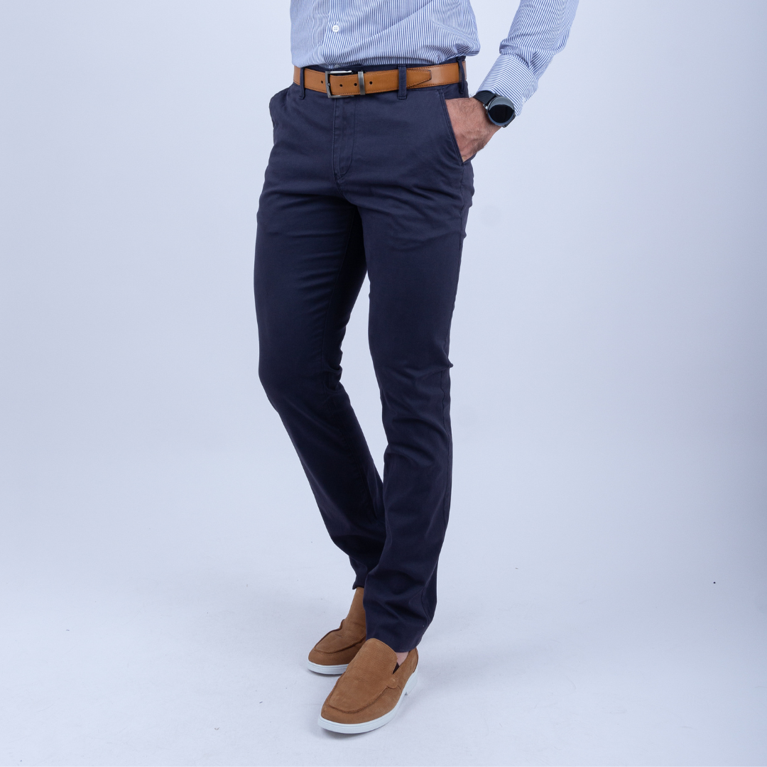 Pantalon Bleu Gris:144