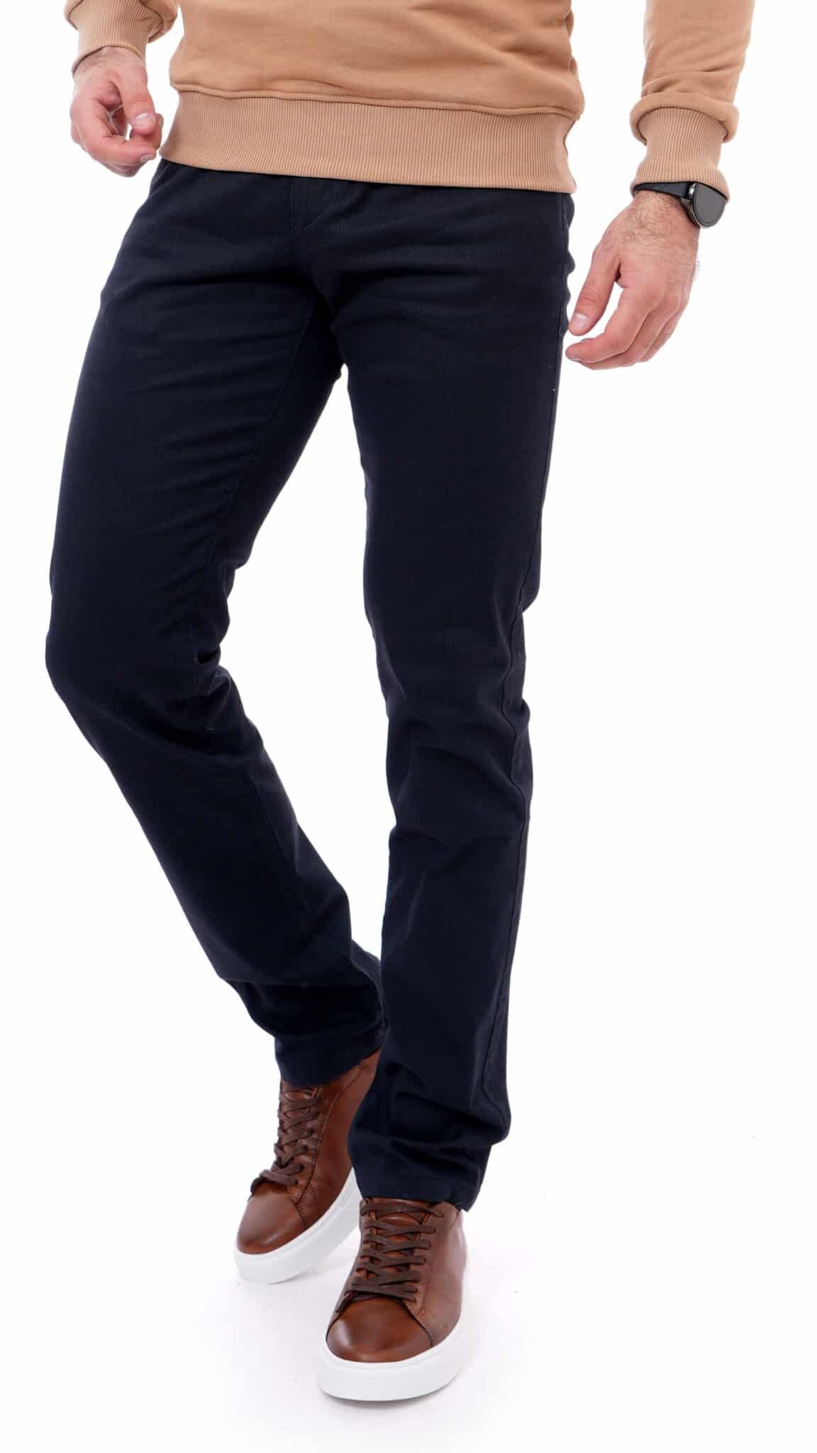 Pantalon Bleu gris Foncé ref:145 – Image 2