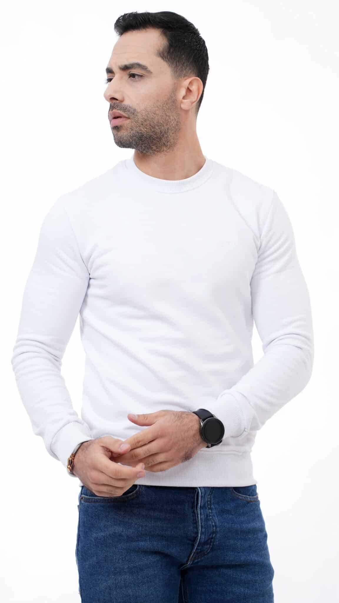 Pull Homme Blanc 1 Pull Homme Blanc