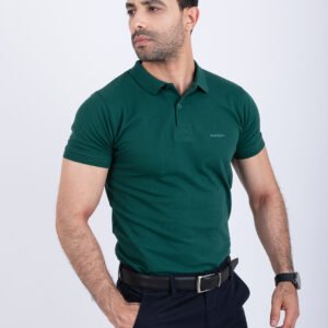 Polo uni vert